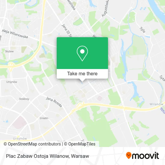 Plac Zabaw Ostoja Wilanow map