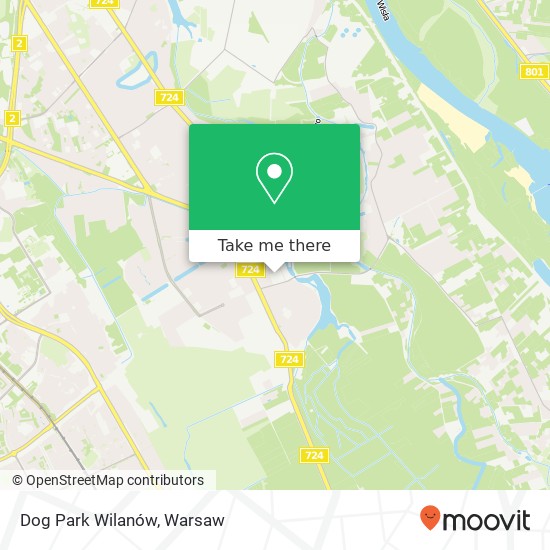 Dog Park Wilanów map