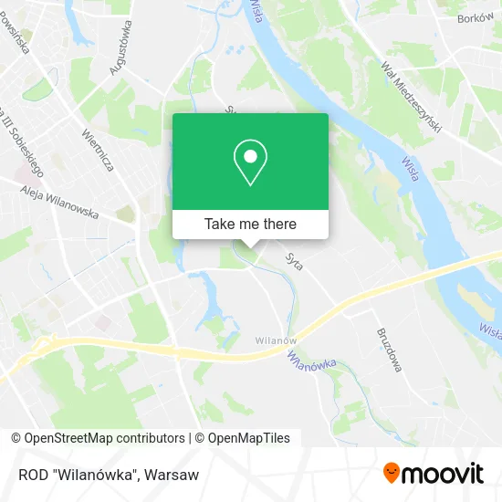 ROD "Wilanówka" map