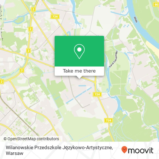 Wilanowskie Przedszkole Językowo-Artystyczne map