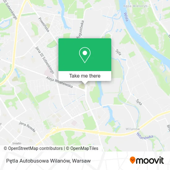 Pętla Autobusowa Wilanów map