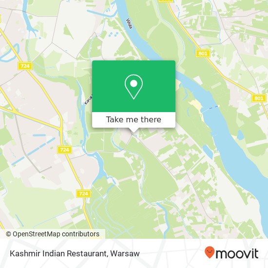 Карта Kashmir Indian Restaurant