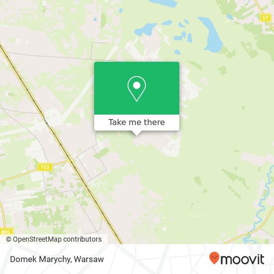 Domek Marychy map