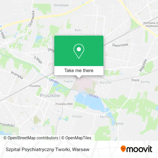 Карта Szpital Psychiatryczny Tworki