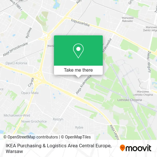 IKEA Purchasing & Logistics Area Central Europe map