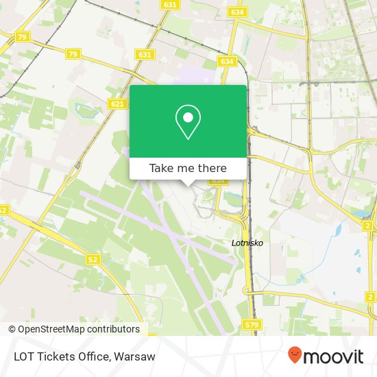 LOT Tickets Office map