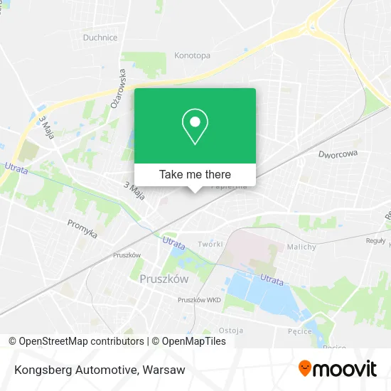 Карта Kongsberg Automotive