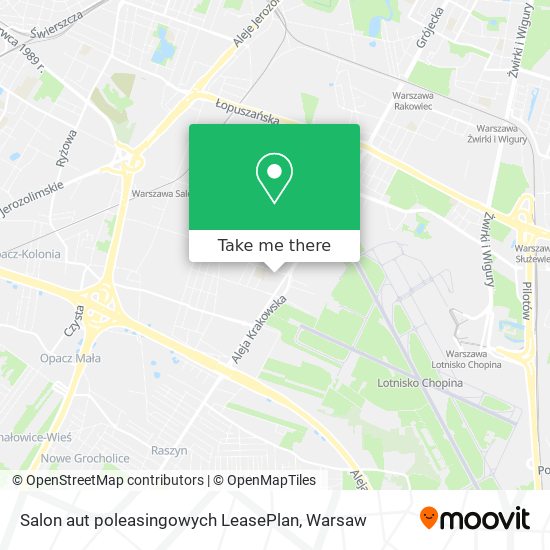 Карта Salon aut poleasingowych LeasePlan