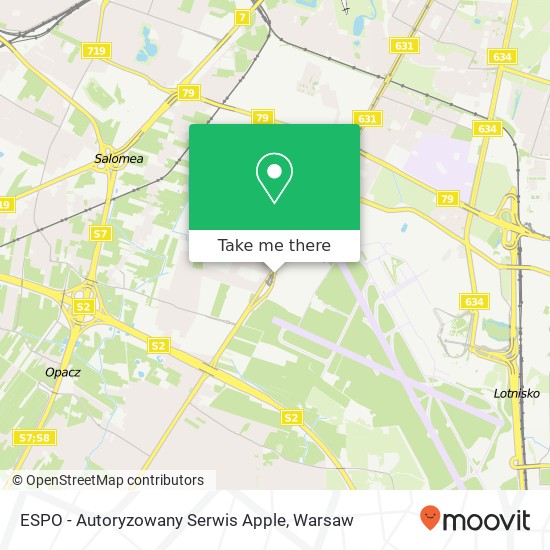 ESPO - Autoryzowany Serwis Apple map