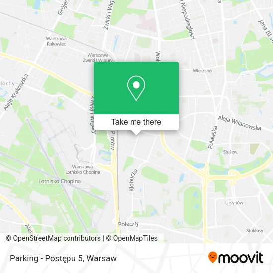 Parking - Postępu 5 map