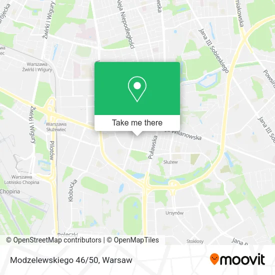 Modzelewskiego 46/50 map