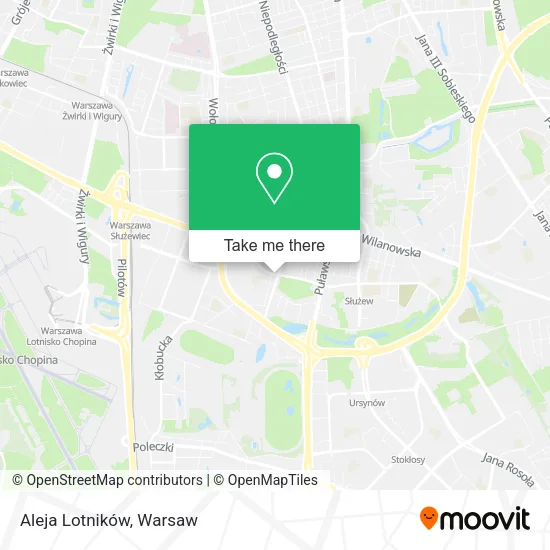 Aleja Lotników map