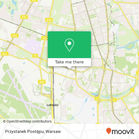 Przystanek Postępu map