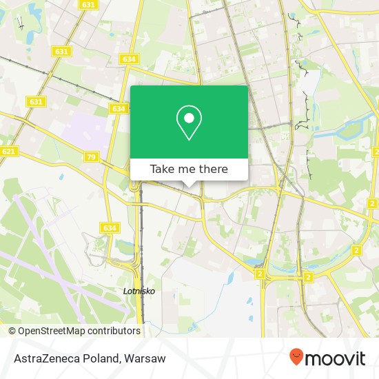 AstraZeneca Poland map