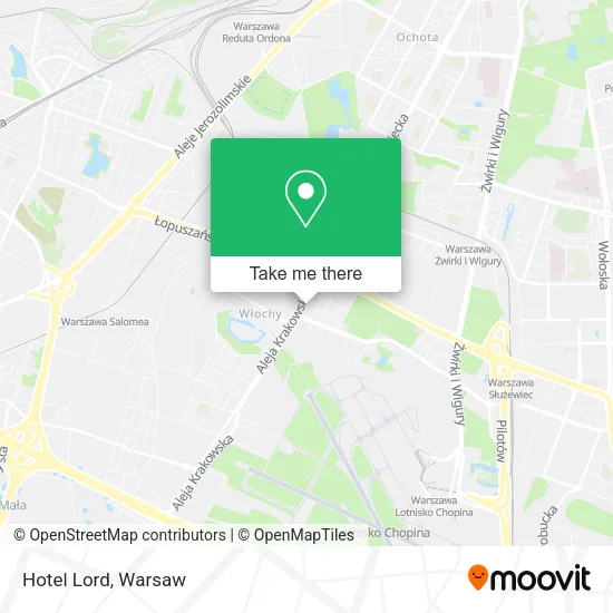 Hotel Lord map