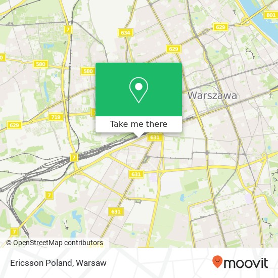 Ericsson Poland map