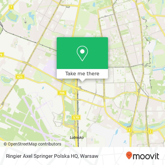 Ringier Axel Springer Polska HQ map