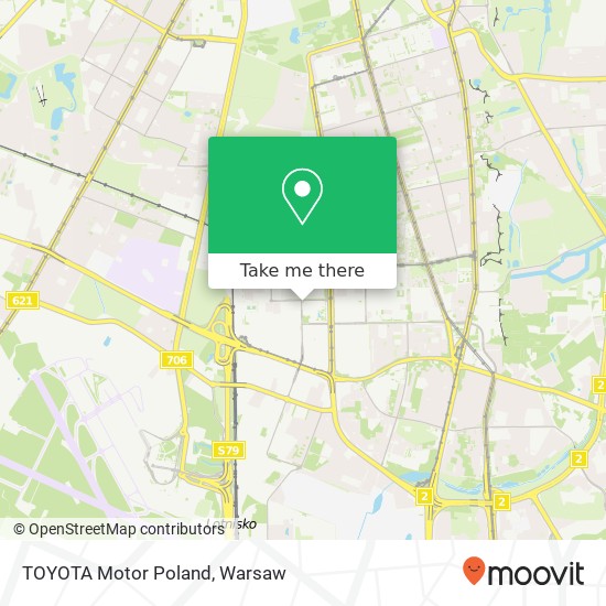 TOYOTA Motor Poland map