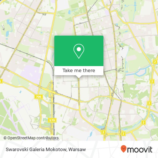 Swarovski Galeria Mokotow map