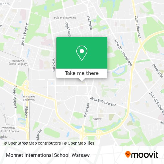 Monnet International School map