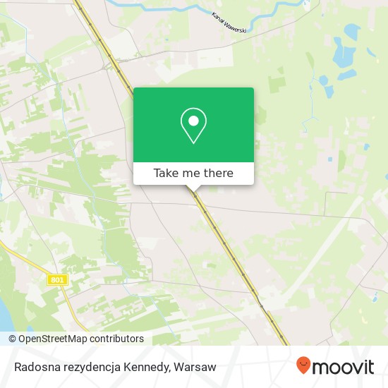 Radosna rezydencja Kennedy map