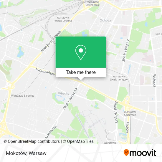 Mokotów map