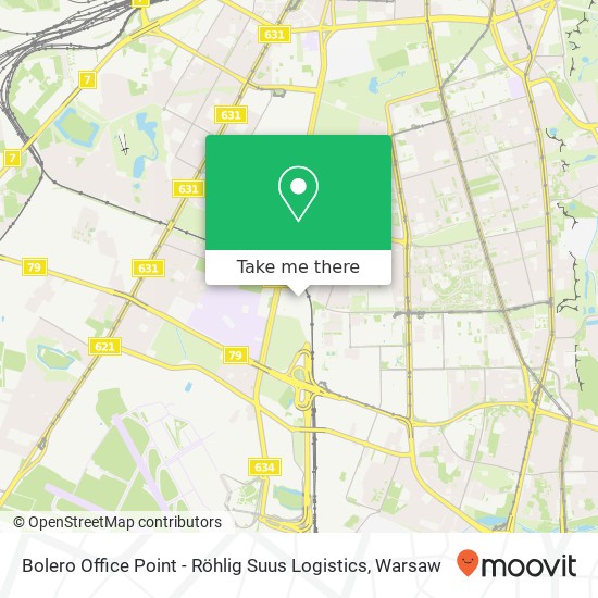 Bolero Office Point - Röhlig Suus Logistics map