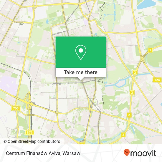 Centrum Finansów Aviva map