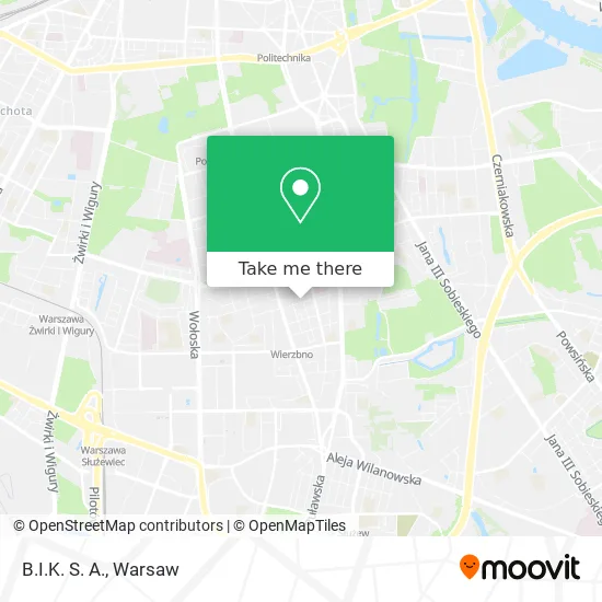 Карта B.I.K. S. A.