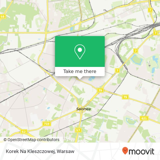 Korek Na Kleszczowej map