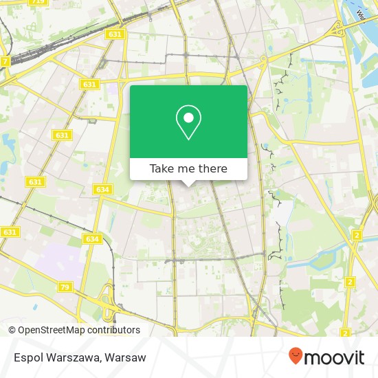 Espol Warszawa map