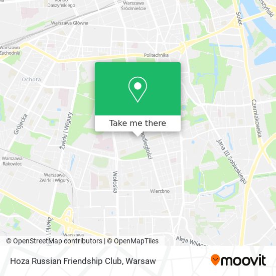 Hoza Russian Friendship Club map