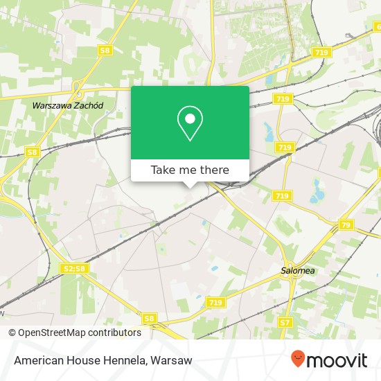 American House Hennela map