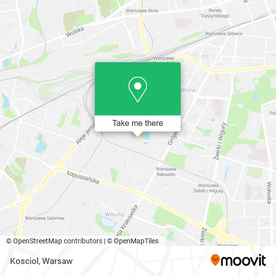 Карта Kosciol