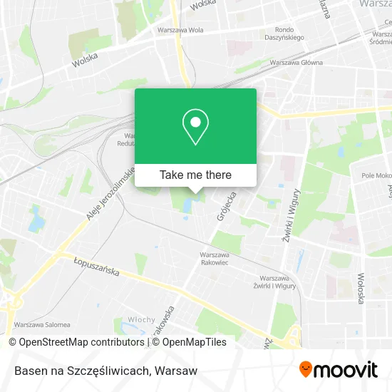 Карта Basen na Szczęśliwicach