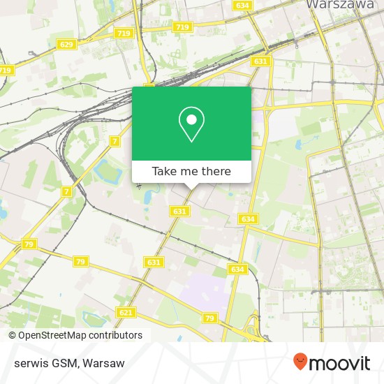 serwis GSM map