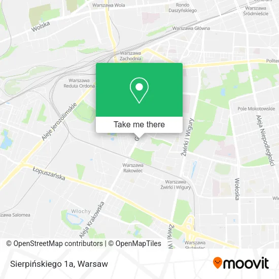 Sierpińskiego 1a map