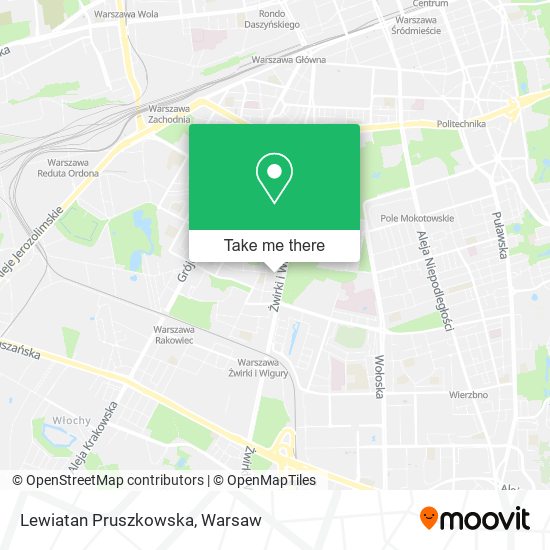 Lewiatan Pruszkowska map