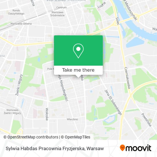 Карта Sylwia Habdas Pracownia Fryzjerska