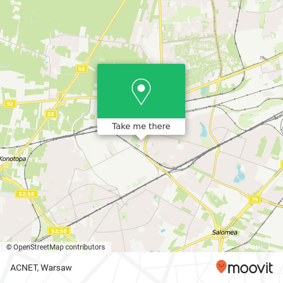 ACNET map