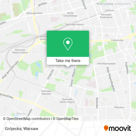 Grójecka map
