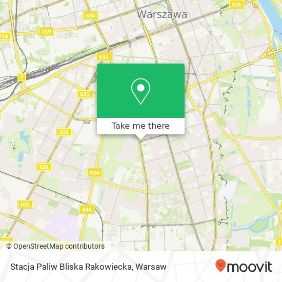 Stacja Paliw Bliska Rakowiecka map