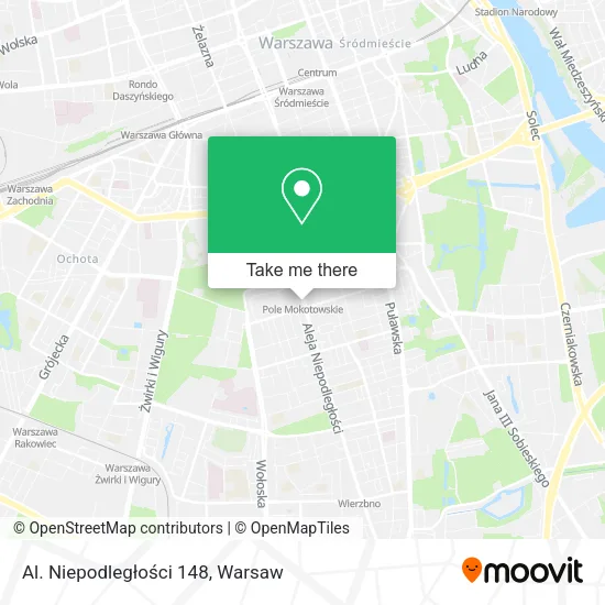 Al. Niepodległości 148 map