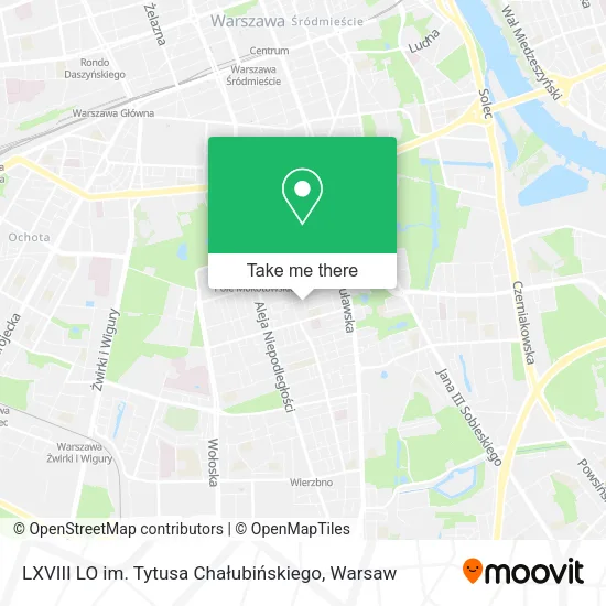 LXVIII LO im. Tytusa Chałubińskiego map