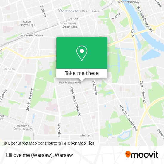 Lililove.me (Warsaw) map