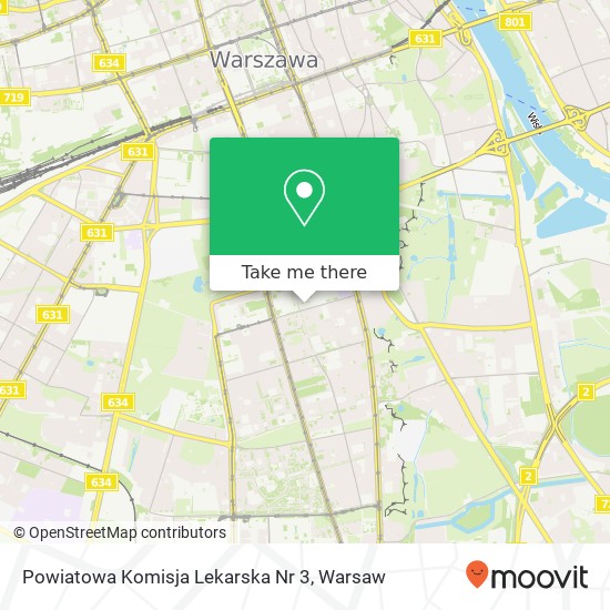 Powiatowa Komisja Lekarska Nr 3 map