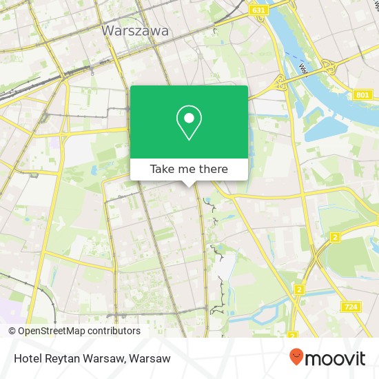 Hotel Reytan Warsaw map