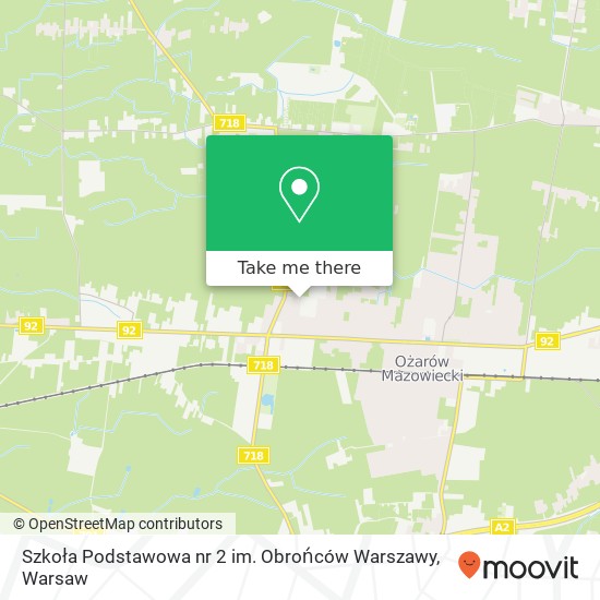 Szkoła Podstawowa nr 2 im. Obrońców Warszawy map