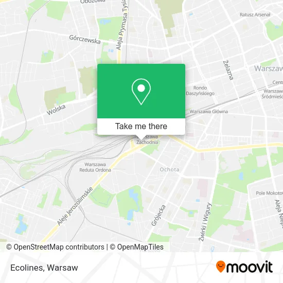 Ecolines map