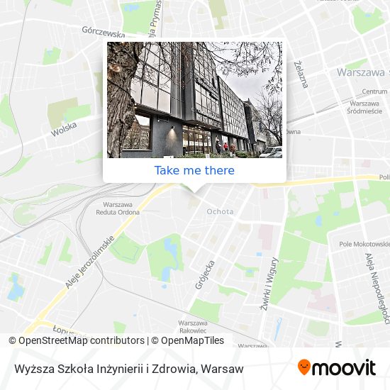 Wyższa Szkoła Inżynierii i Zdrowia map